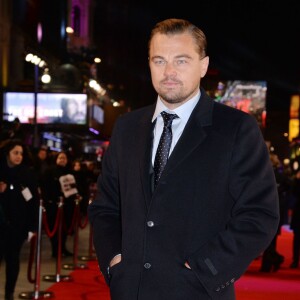 Leonardo DiCaprio à la première du film 'The Revenant' à Londres, le 14 janvier 2016