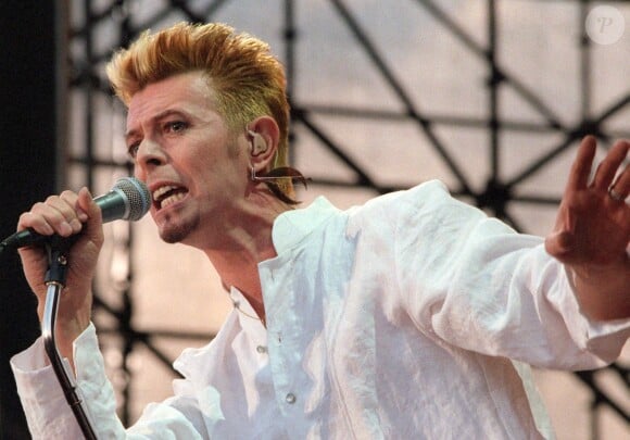 David Bowie à Luebeck le 7 juin 1997.