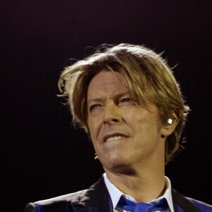 David Bowie à Londres en octobre 2002