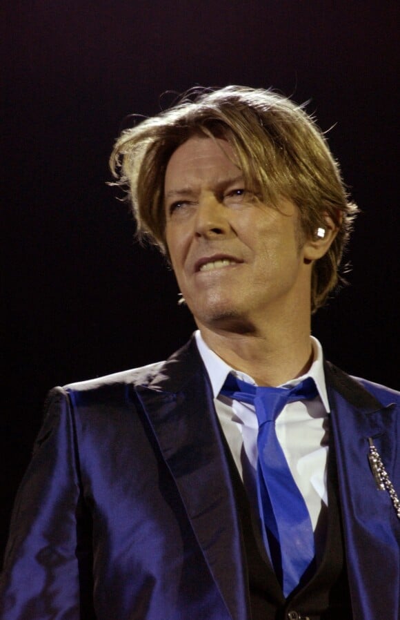 David Bowie à Londres en octobre 2002