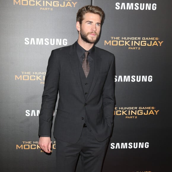 Liam Hemsworth à la première de 'The Hunger Games: Mockingjay Part 2' à New York, le 18 novembre 2015