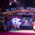 Hommage au prince Rainier III lors du Golden Gala du 40e Festival International du Cirque de Monte-Carlo, le 19 janvier 2016 sous le chapiteau de Fontvieille. © Pool Monaco/Bestimage