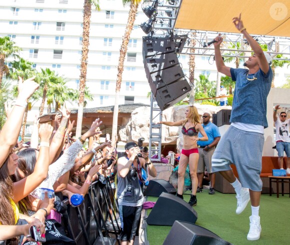 J. Cole à l'Hard Rock Hotel & Casino à Las Vegas. Mai 2014.
