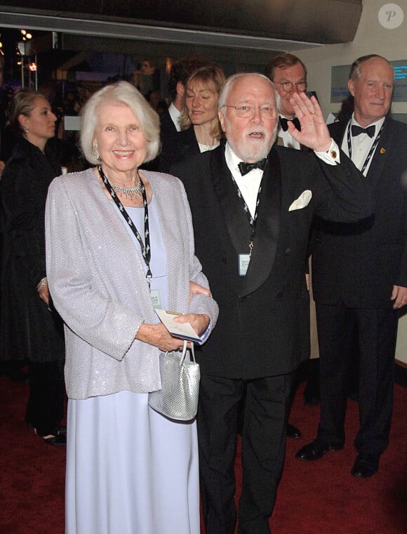 Richard Attenborough et Sheila Sim à Londres le 14 novembre 2006.