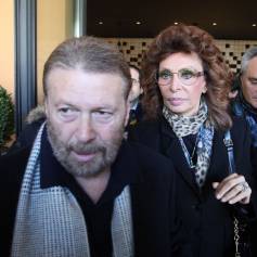 Sophia Loren arrive d'Ettora Scola à la Casa del Cinema, Rome, le 21 janvier