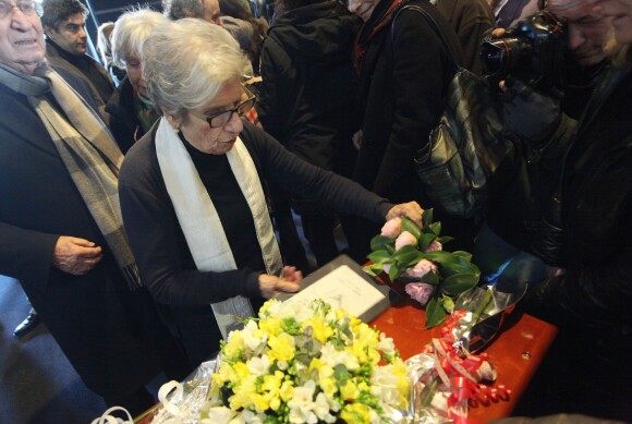 Gigliola Scola rend hommage à son défunt mari Ettora Scola à la Casa del Cinema, Rome, le 21 janvier