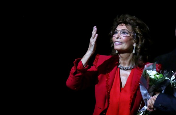 Sophia Loren - Soirée hommage à Sophia Loren à l'Auditorium de Lyon lors de la 7éme édition du Festival Lumiére de Lyon le 13 octobre 2015.