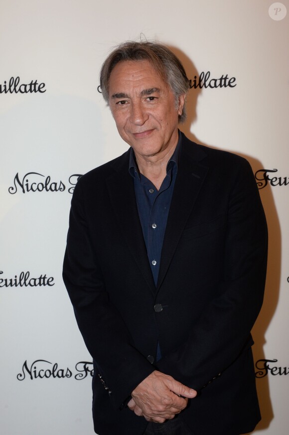 Richard Berry - Soirée Nicolas Feuillatte à l'Atelier Richelieu à Paris, le 15 avril 2015.