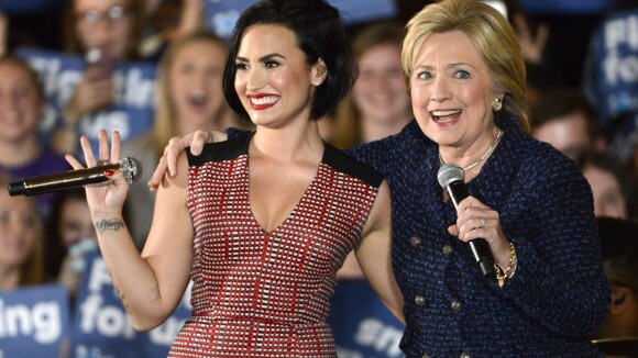Demi Lovato : Complice avec Hillary Clinton, elle vante "une femme confiante"