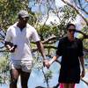 Exclusif - Seal, accompagné de sa compagne Erica Packer (enceinte?), emmène ses enfants Leni, Henry, Johan et Lou et ceux de sa compagne à la plage à Sydney, le 31 décembre 2015