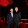 Christian Slater et Glen Powell - Défilé Dior Homme (collection automne-hiver 2016-2017) au Tennis Club de Paris. Paris, le 23 janvier 2016.