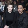 Saskia de Brauw et Haider Ackermann - Défilé Lanvin (collection homme automne/hiver 2016-2017) au Paris Events Center. Paris, le 23 janvier 2016.