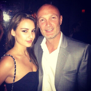 Jade Leboeuf avec son papa, l'ex-footballeur Frank Leboeuf