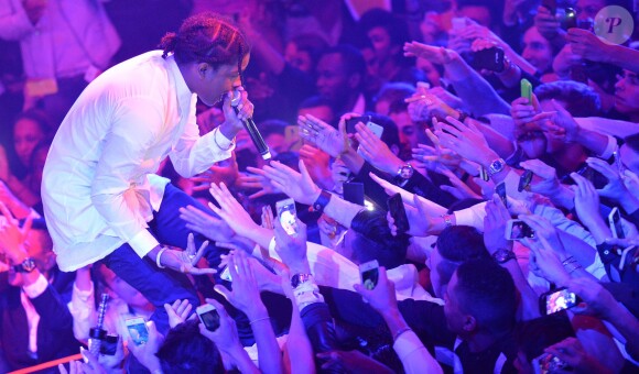 A$AP Rocky en showcase au Gotha Club à Cannes. Mai 2014.