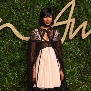 Naomi Campbell aux British Fashion Awards 2015 à Londres, le 23 novembre 2015.