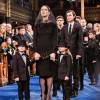 Céline Dion, ses enfants René-Charles Angélil, les jumeaux Nelson Angélil et Eddy Angélil - Intérieur des obsèques nationales de René Angélil en la Basilique Notre-Dame de Montréal, le 22 janvier 2016. © Olivier Samson Arcand / OSAIMAGES / FEELING via Bestimage