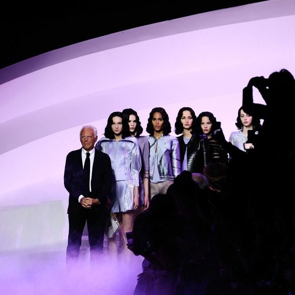 Défilé Giorgio Armani Privé (collection haute couture printemps-été 2016) au Palais de Tokyo. Paris, le 26 janvier 2016.