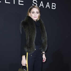 Olivia Palermo assiste au défilé Elie Saab (collection Haute Couture printemps-été 2016) au Théâtre National de Chaillot. Paris, le 27 janvier 2016. © Olivier Borde / Bestimage