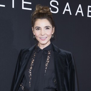 Clotilde Courau assiste au défilé Elie Saab (collection Haute Couture printemps-été 2016) au Théâtre National de Chaillot. Paris, le 27 janvier 2016. © Olivier Borde / Bestimage