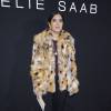 La créatrice Noor Fares assiste au défilé Elie Saab (collection Haute Couture printemps-été 2016) au Théâtre National de Chaillot. Paris, le 27 janvier 2016. © Olivier Borde / Bestimage