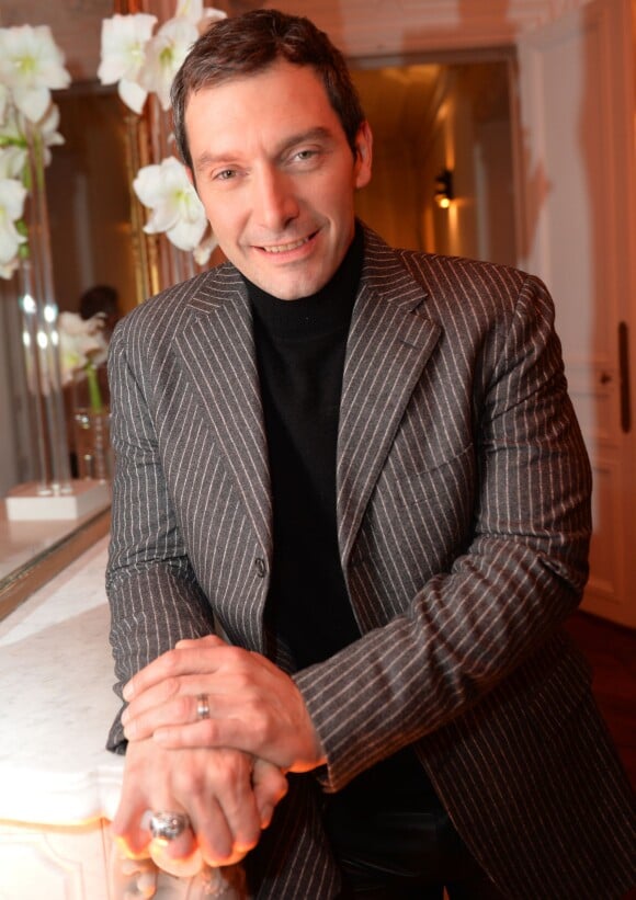 L'acteur Franck Sémonin - Cocktail pour fêter le 100e épisode de la série Section de recherches et le lancement de la diffusion de la 9e saison au Pavillon Etoile à Paris, le 5 février 2015.