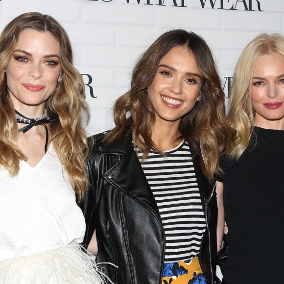 Jaime King, Jessica Alba et Kate Bosworth assistent à la soirée de lancement de la collection de Who What Wear pour Target à l'ArtBeam. New York, le 27 janvier 2016.