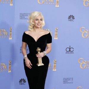 Lady Gaga - Press Room lors de la 73ème cérémonie annuelle des Golden Globe Awards à Beverly Hills, le 10 janvier 2016. © Olivier Borde/Bestimage