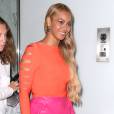 Beyonce Knowles à la sortie d'un studio d'enregistrement à New York, le 14 mai 2015