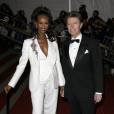 David Bowie et sa femme Iman au Costume Institute Gala à New York le 7 mai 2007.