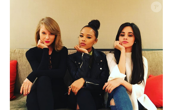 Taylor Swift et ses copines Serayah et Camila Cabello. Photo publiée sur Instagram au mois de janvier 2016.