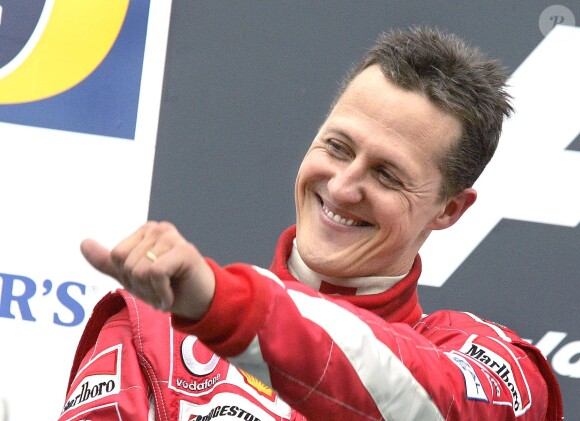 Michael Schumacher lors du Grand Prix de San Marin à Imola, le 24 avril 2005