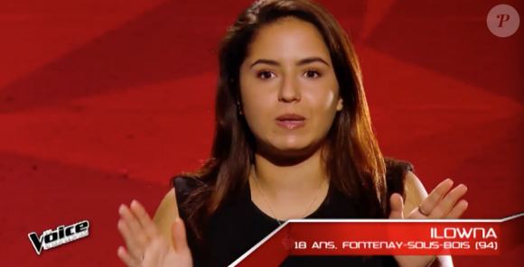 Ilowna dans The Voice 5, le samedi 6 février 2016, sur TF1