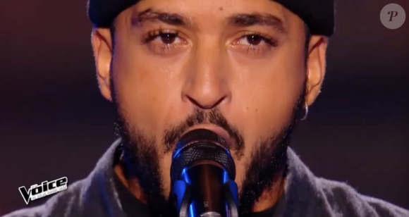 Slimane dans The Voice 5, le samedi 6 février 2016, sur TF1