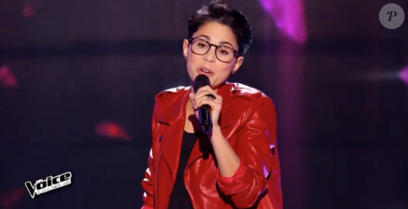 Laureen dans The Voice 5, le samedi 6 février 2016, sur TF1