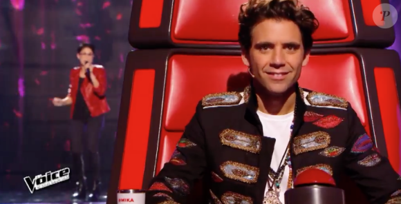 Mika dans The Voice 5, le samedi 6 février 2016, sur TF1