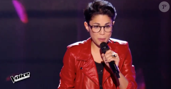 Laureen dans The Voice 5, le samedi 6 février 2016, sur TF1