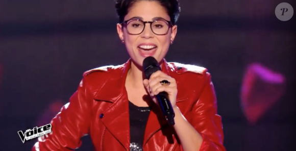 Laureen dans The Voice 5, le samedi 6 février 2016, sur TF1