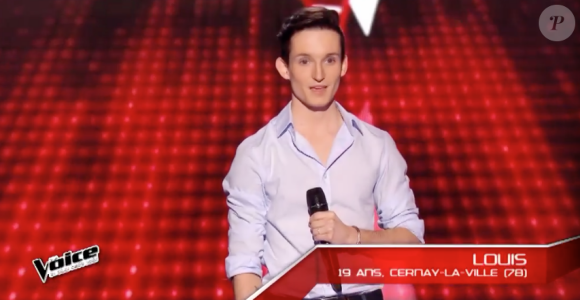 Louis dans The Voice 5, le samedi 6 février 2016, sur TF1