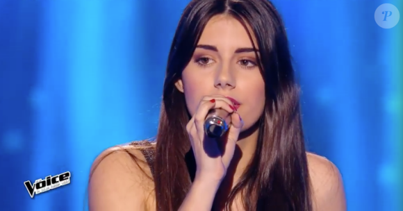 Adelice dans The Voice 5, le samedi 6 février 2016, sur TF1