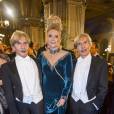 Arnold et Oskar Wess (Botox-Boys), Helena Fürst - Bal de l'Opéra de Vienne. Le 4 février 2016