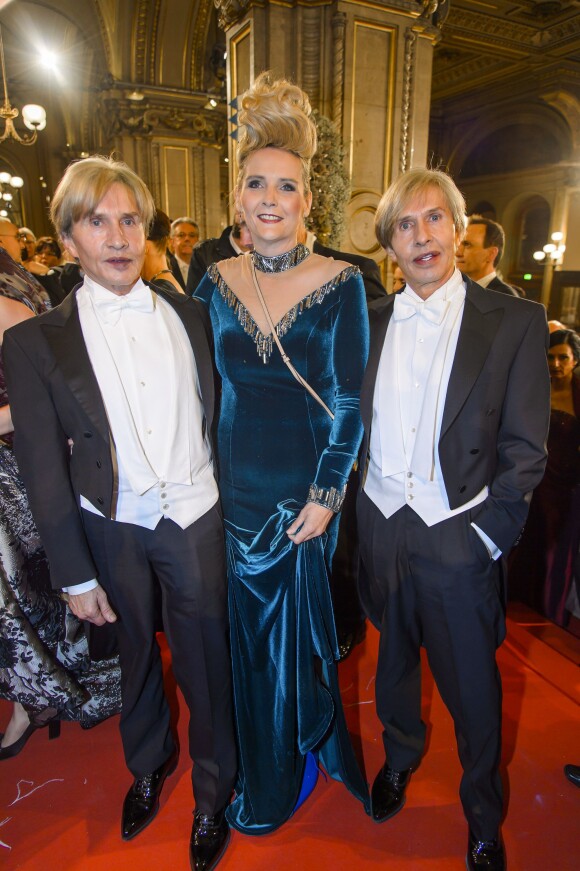 Arnold et Oskar Wess (Botox-Boys), Helena Fürst - Bal de l'Opéra de Vienne. Le 4 février 2016