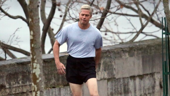 Brad Pitt à Paris : Cheveux gris et short ridicule, son sex-appeal au placard