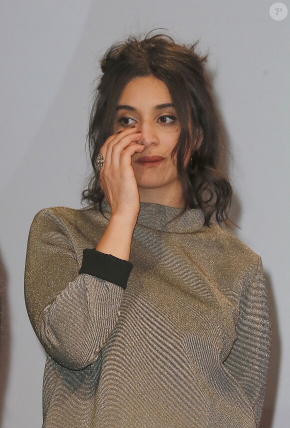 Camélia Jordana - Soirée de clôture du 18ème Festival des créations télévisuelles de Luchon le 6 février 2016. © Patrick Bernard/Bestimage