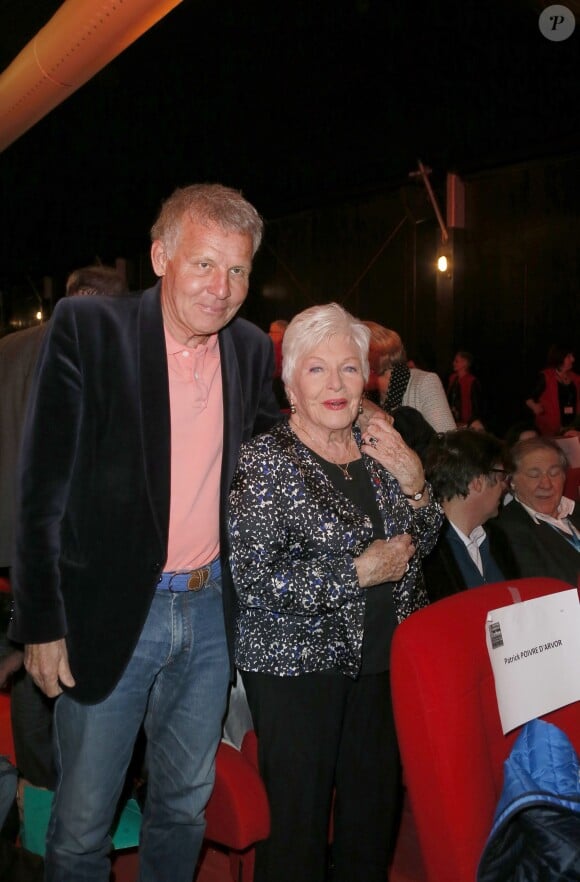 Line Renaud pour le téléfilm "Rappelle toi" avec Patrick Poivre d'Arvor - Soirée de clôture du 18ème Festival des créations télévisuelles de Luchon le 6 février 2016. © Patrick Bernard/Bestimage