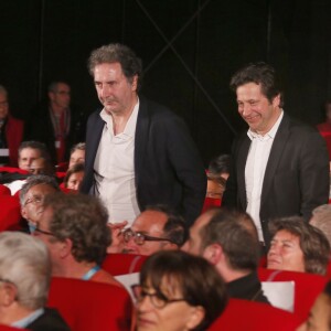 Laurent Gerra et Francois Morel pour le film "Monsieur Paul" - Soirée de clôture du 18ème Festival des créations télévisuelles de Luchon le 6 février 2016. © Patrick Bernard/Bestimage