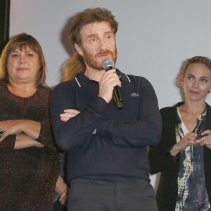 Michèle Bernier, Thierry Fremont, Claire Keim - Soirée de clôture du 18ème Festival des créations télévisuelles de Luchon le 6 février 2016. © Patrick Bernard/Bestimage