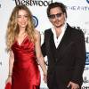 Johnny Depp et sa femme Amber Heard - 9ème Gala Heaven organisé par l'association The Art Of Elysium à Culver City le 9 janvier 2016.