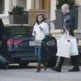Exclusif -  Eva Longoria et son fiancé Jose Antonio Baston sont allés faire du shopping chez Barneys New York.  Le 31 janvier 2016