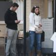 Exclusif -  Eva Longoria et son fiancé Jose Antonio Baston sont allés faire du shopping chez Barneys New York.  Le 31 janvier 2016