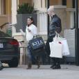Exclusif -  Eva Longoria et son fiancé Jose Antonio Baston sont allés faire du shopping chez Barneys New York.  Le 31 janvier 2016